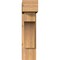 Ekena Millwork Westlake Block Smooth Bracket w/ Offset Brace, Western Red Cedar, 7 1/2"W x 22"D x 30"H BKT0806X22X30WTL05SWR - alternate 3